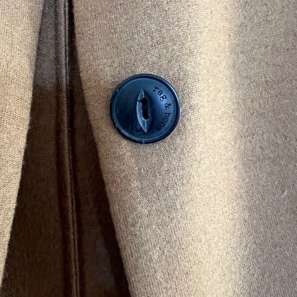 Rag & Bone Tan Blazer with Button Detail, slade wool - Picture 7 of 9